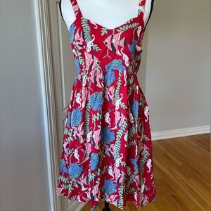 Tropical Attitudes Hawaii dress junior size  7 resort cruise vacation beach